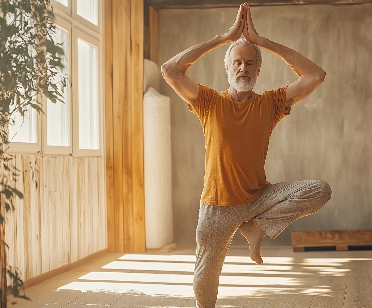 Врікшасана (Поза дерева) для покращення балансу